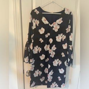 Floral banana republic dress.